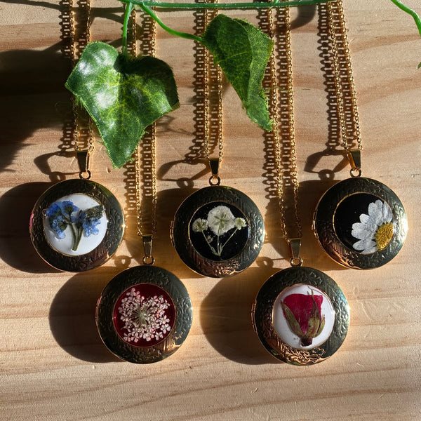 Circle Locket Necklaces
