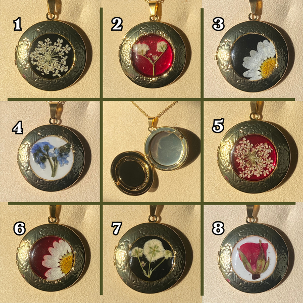 Circle Locket Necklaces