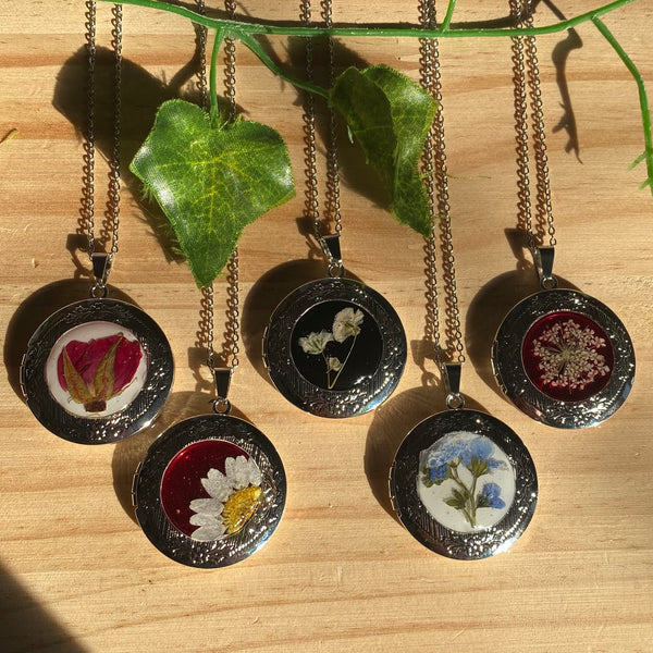 Circle Locket Necklaces